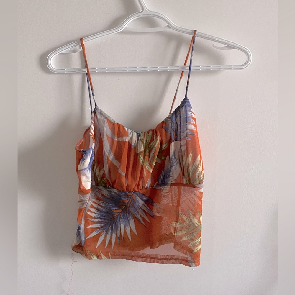 Shelly cottage core tank top! Floral bustier tank!